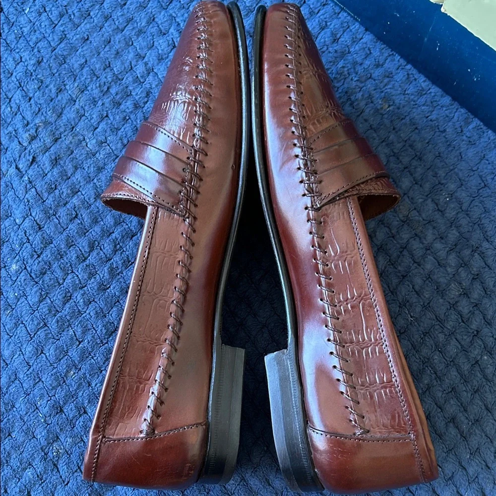 Giorgio Brutini Men's brown loafers - Picture 6 of 8